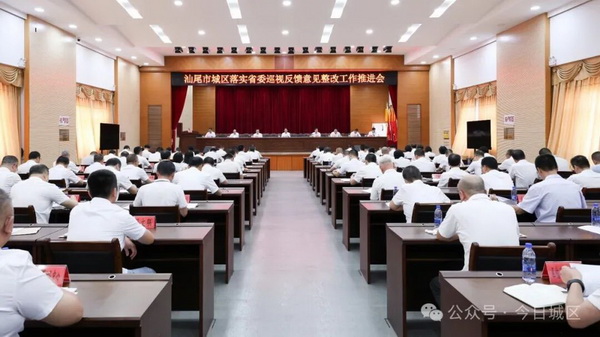城区召开落实省委巡视反馈意见整改工作推进会 不折不扣做好巡视整改“后半篇文章” 全力推动“百千万工程”走深走实
